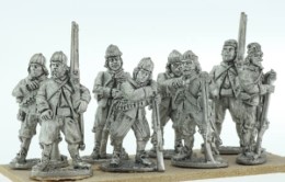 BIC-ECW028 - Musketeers with firelocks at rest Set 3 Monmouths