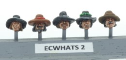 BIC-ECWHAT02 - Broad brimmed hats with cords