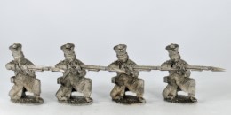 AWB30 British Infantry Kneeling Firing in Greatcoat and Bell Top Shako
