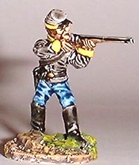 BIC-AC019 - Dismounted cavalry standing firing, kepi