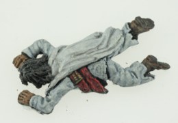 BIC-C028 - Abyssinian warrior lying dead face down 1896
