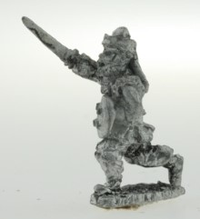 BIC-C164 - NWF Afghan charging with raised sword & shield