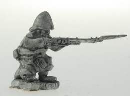 BIC-C184 - Scottish infantry kneeling firing, wearing kilt 1879-80