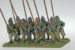 BIC-ECW001 - Unarmoured Pikemen at advance