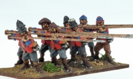 BIC-ECW002 - Unarmoured Pikemen at charge