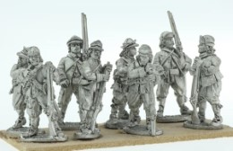 BIC-ECW027 - Musketeers with firelocks at rest Set 2 Monteros