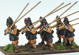 BIC-ECW037 - Armoured Pikemen with tassets at port