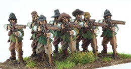 BIC-ECW046 - Musketeers with rests standing firing