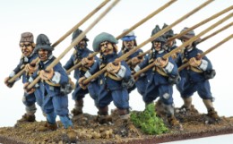 BIC-ECW005 - Unarmoured Pikemen at port