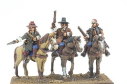 BIC-ECWC017 - Trooper with pistol (Cassock/Dutch Coat, soft hats)