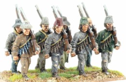 BIC-ECWIR005 - Irish Musketeers marching