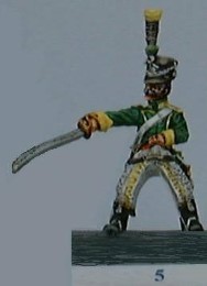 FLM-FNC005 - Chasseur-a-Cheval trooper charging, long coat tail
