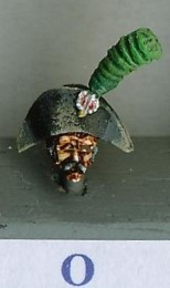 FLM-FNHO - Bicorne worn side to side, moustache, patch over left eye