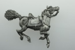 FLM-H009 - Dead horse with Officers Saddle (ACW)