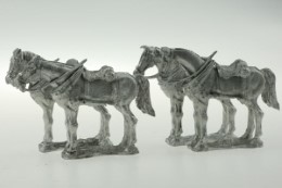 FLM-H011 - Standing Artillery trace horse (ACW)