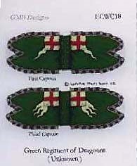 GMB-ECWC18 - Green regt of Dragoons ( white flames ) 2